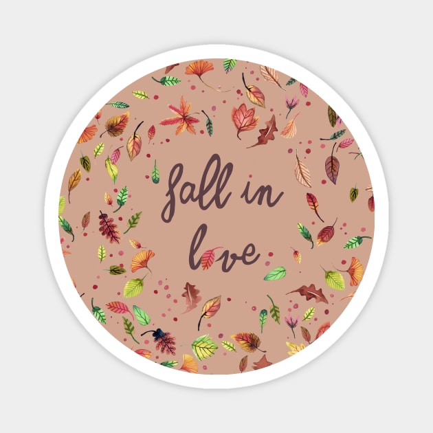 Fall in Love Magnet by ninoladesign